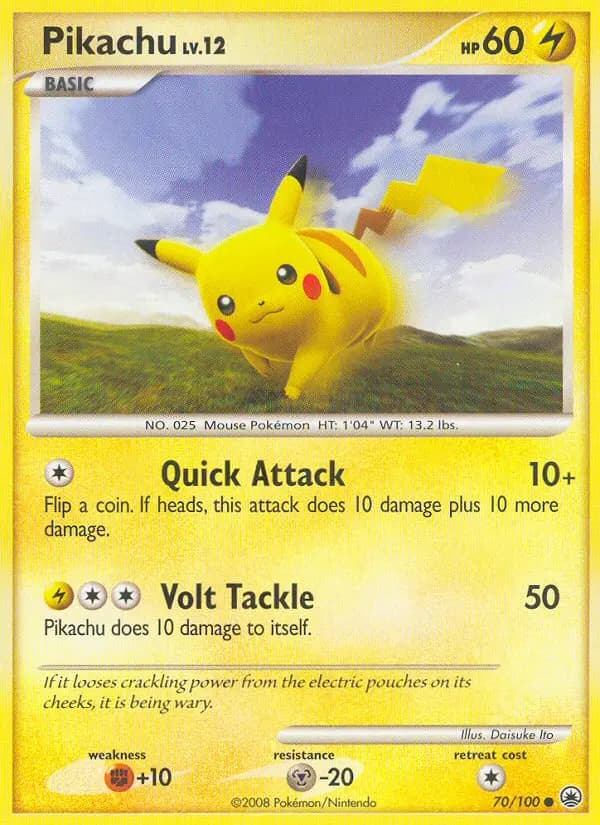 Pikachu - Majestic Dawn Pokemon Card