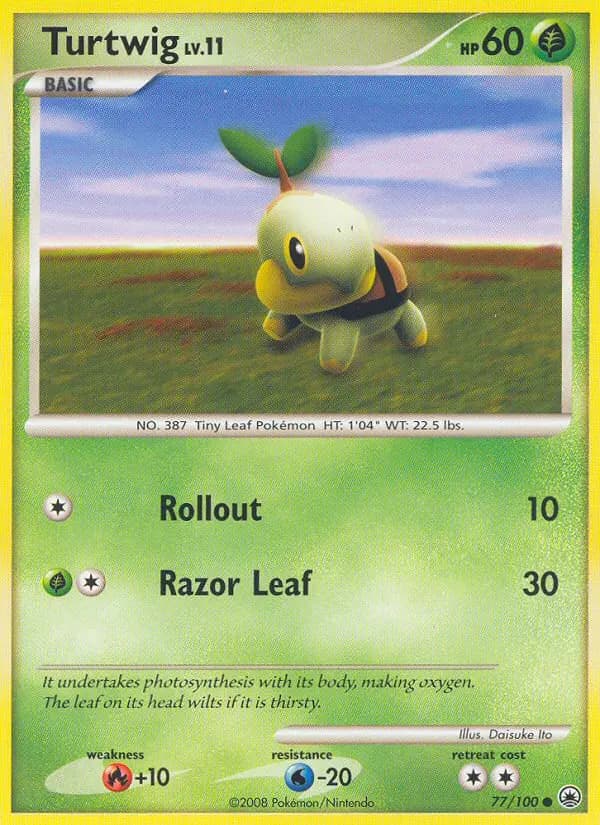 Turtwig - Majestic Dawn Pokemon Card