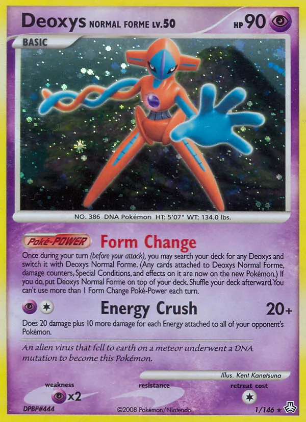 Deoxys Normal Forme - Legends Awakened Pokemon Card