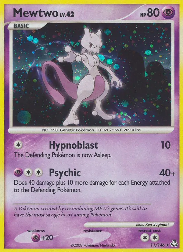Mewtwo - Legends Awakened Pokemon Card