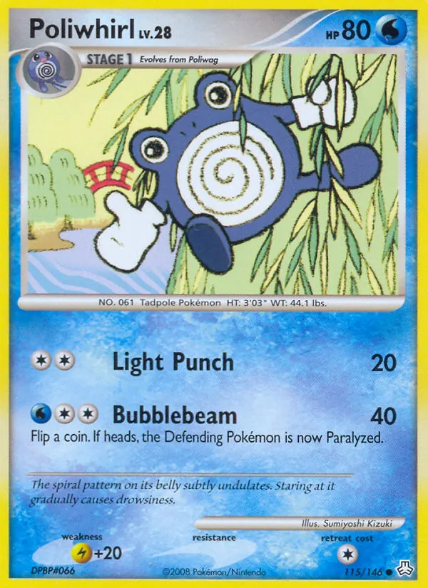 Poliwhirl - Legends Awakened Pokemon Card