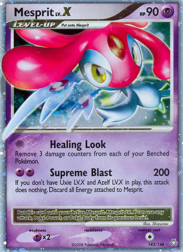 Mesprit - Legends Awakened Pokemon Card