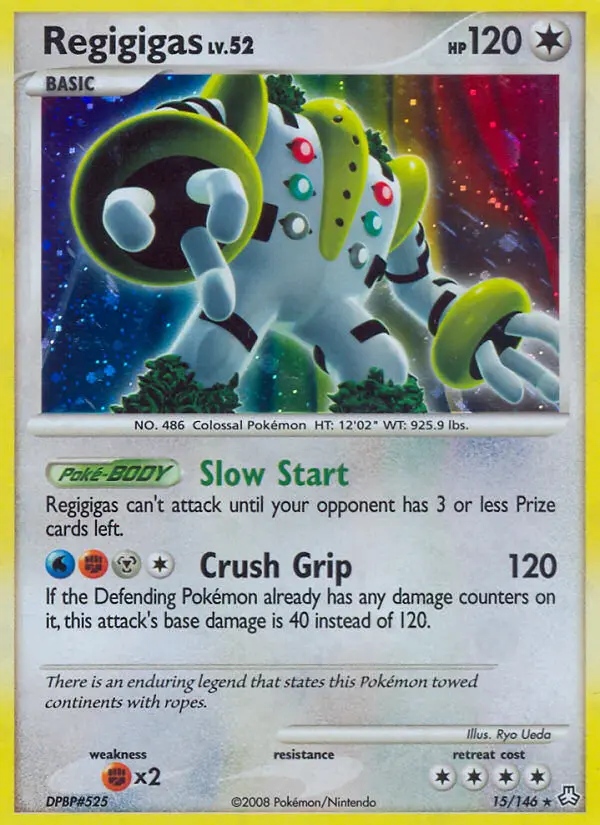 Regigigas - Legends Awakened Pokemon Card