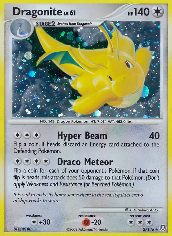 Dragonite - Legends Awakened Pokemon Card