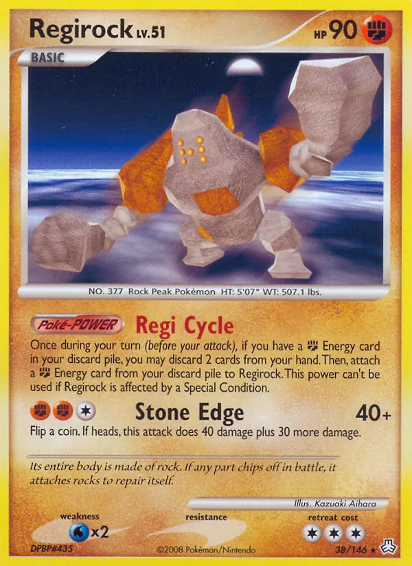 Regirock - Legends Awakened Pokemon Card