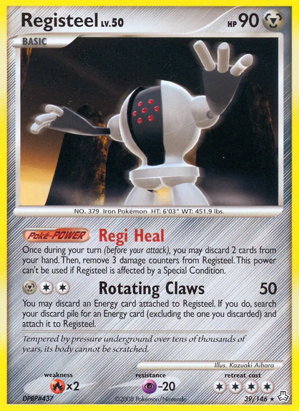 Registeel - Legends Awakened Pokemon Card