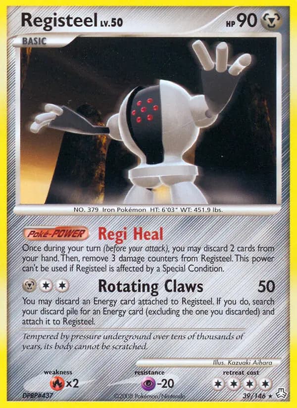 Registeel - Legends Awakened Pokemon Card