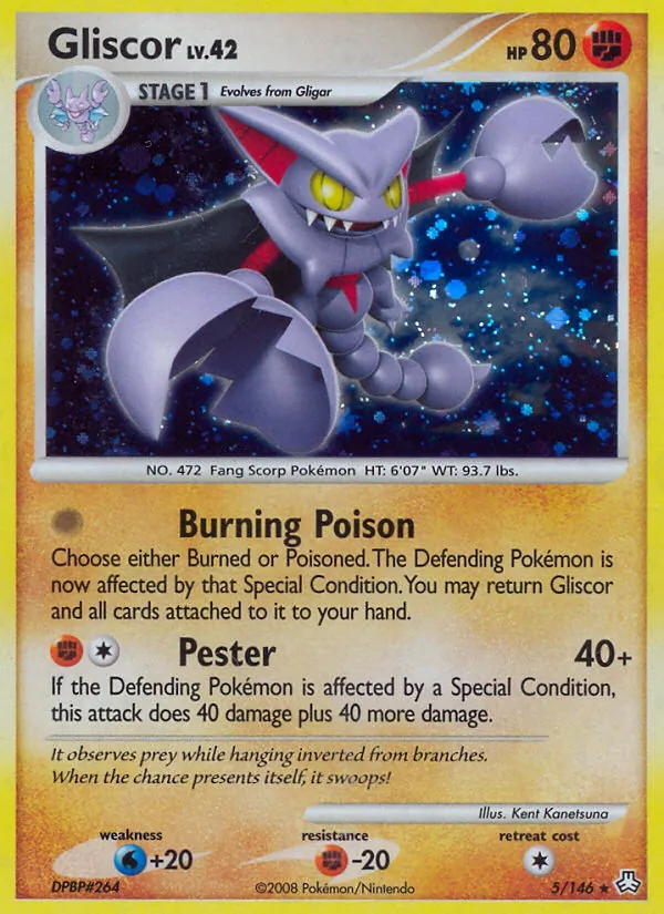 Gliscor - Legends Awakened Pokemon Card