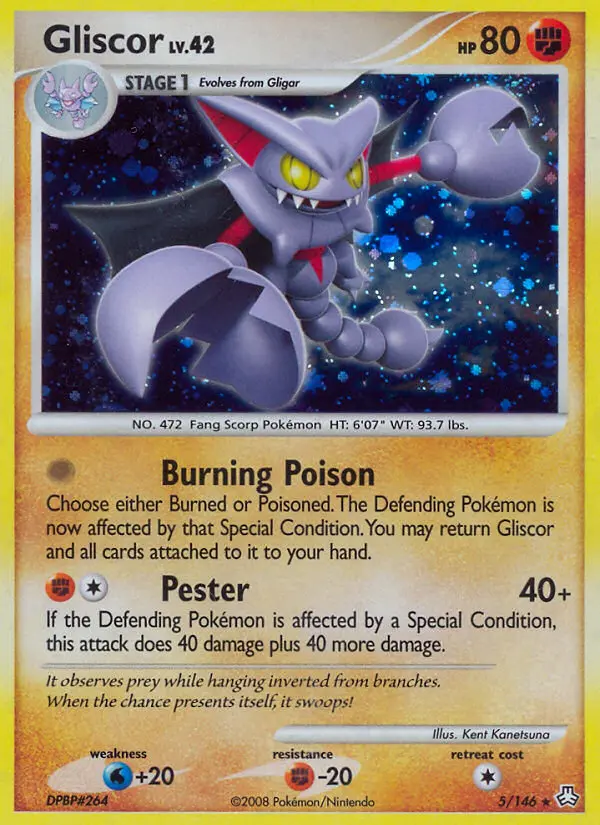 Gliscor - Legends Awakened Pokemon Card