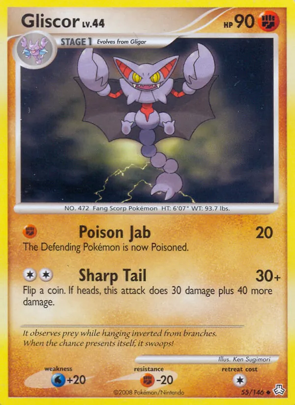 Gliscor - Legends Awakened Pokemon Card