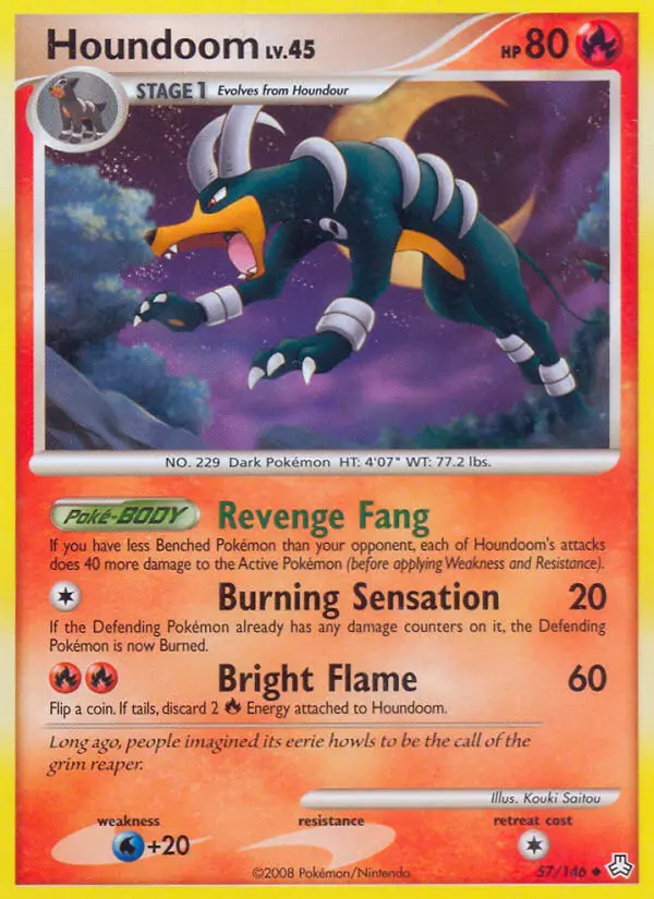 Houndoom - Legends Awakened Pokemon Card