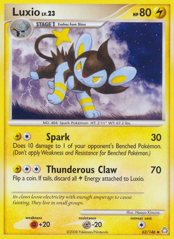Luxio - Legends Awakened Pokemon Card