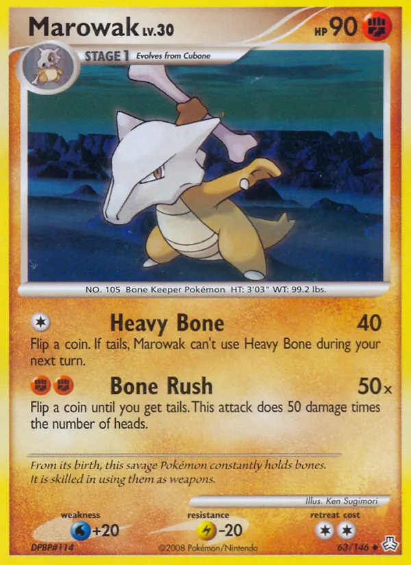 Marowak - Legends Awakened Pokemon Card