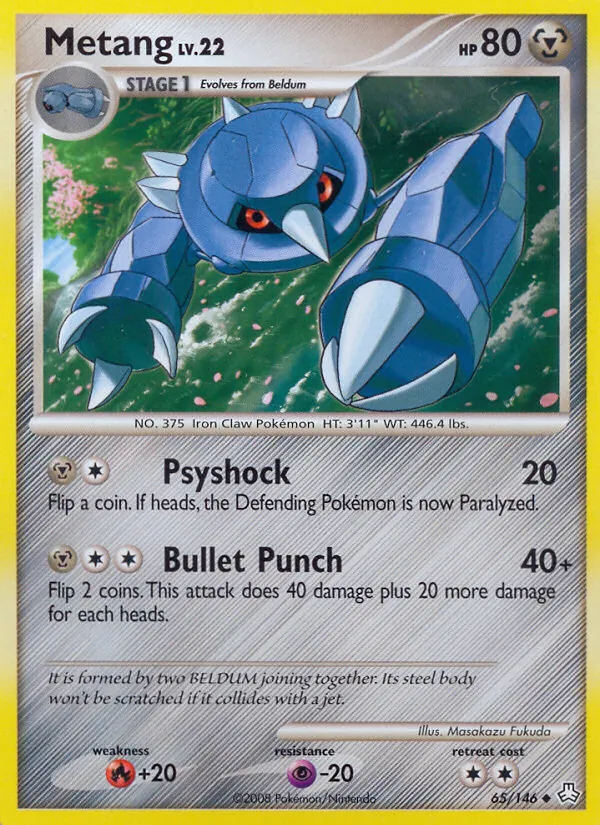 Metang - Legends Awakened Pokemon Card