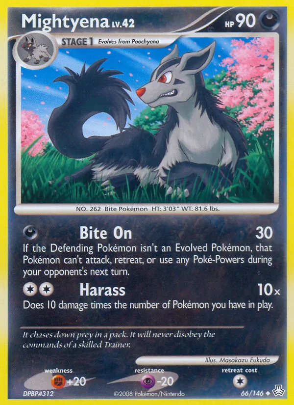 Mightyena - Legends Awakened Pokemon Card