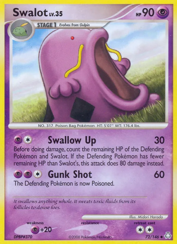 Swalot - Legends Awakened Pokemon Card