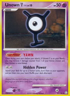 Unown Y - Legends Awakened
