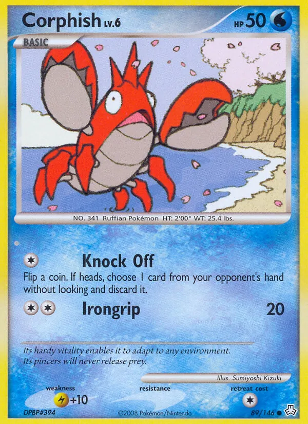 Corphish - Legends Awakened Pokemon Card