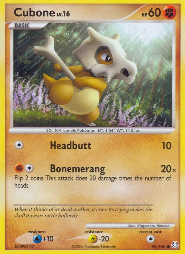 Cubone - Legends Awakened Pokemon Card