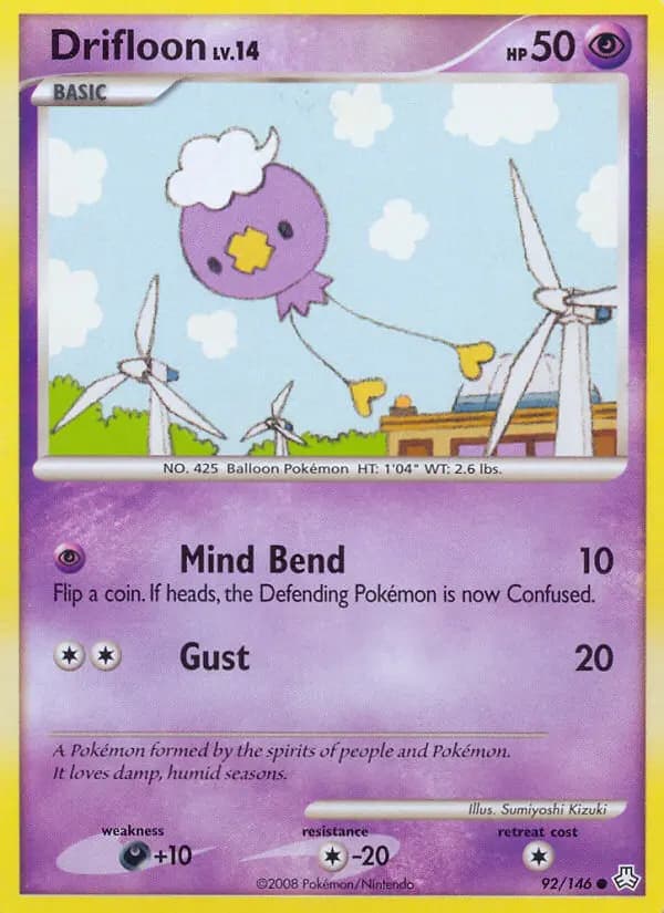 Drifloon - Legends Awakened Pokemon Card