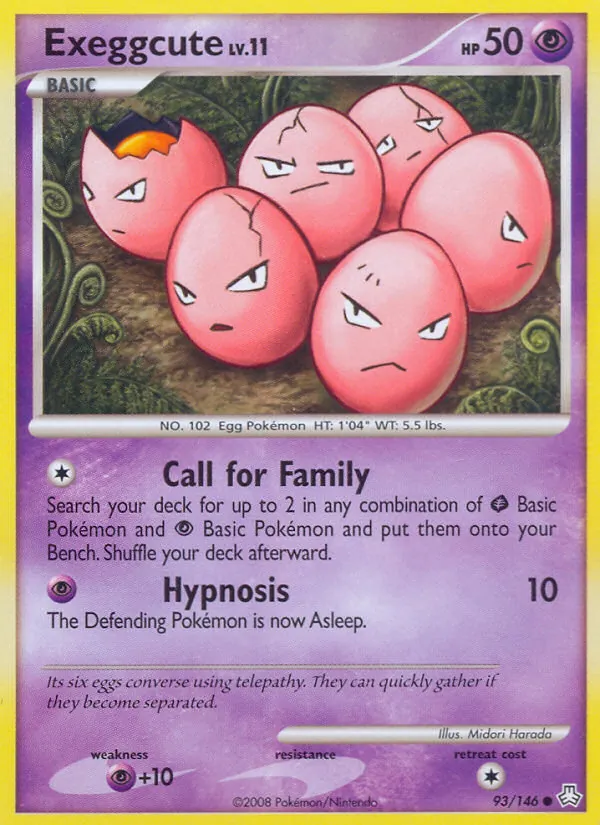 Exeggcute - Legends Awakened Pokemon Card