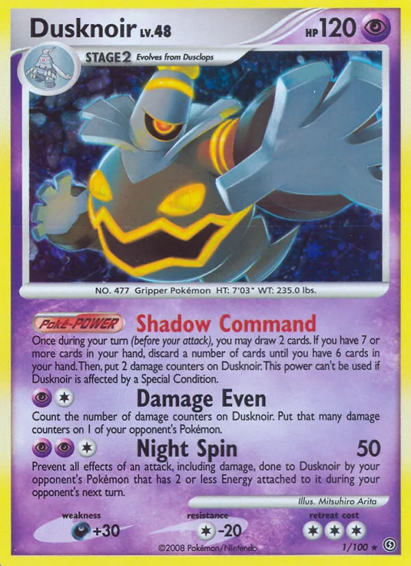 Dusknoir - Stormfront Pokemon Card