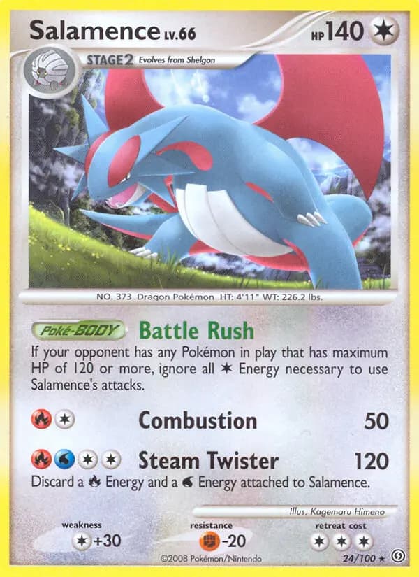 Salamence - Stormfront Pokemon Card