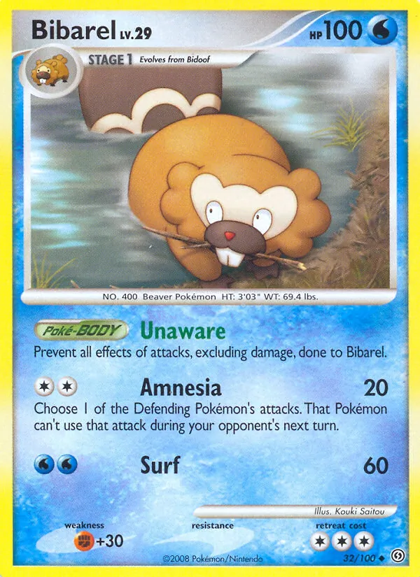 Bibarel - Stormfront Pokemon Card