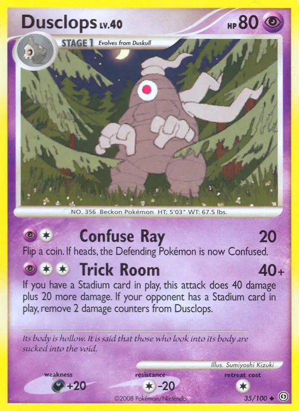 Dusclops - Stormfront Pokemon Card