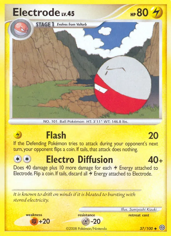 Electrode - Stormfront Pokemon Card