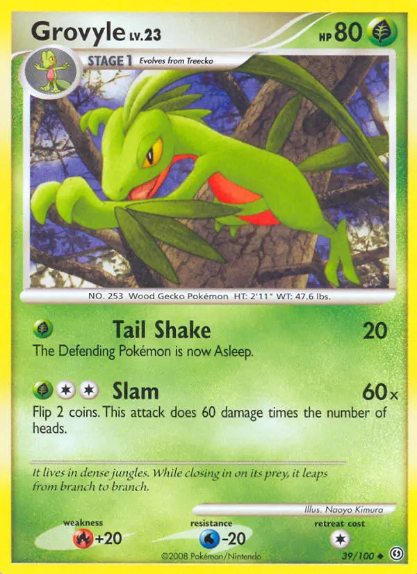 Grovyle - Stormfront Pokemon Card