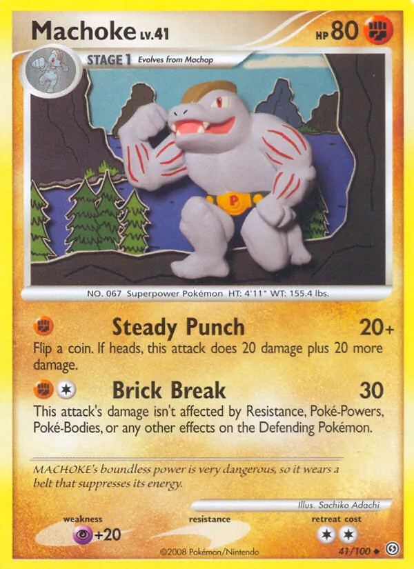 Machoke - Stormfront Pokemon Card