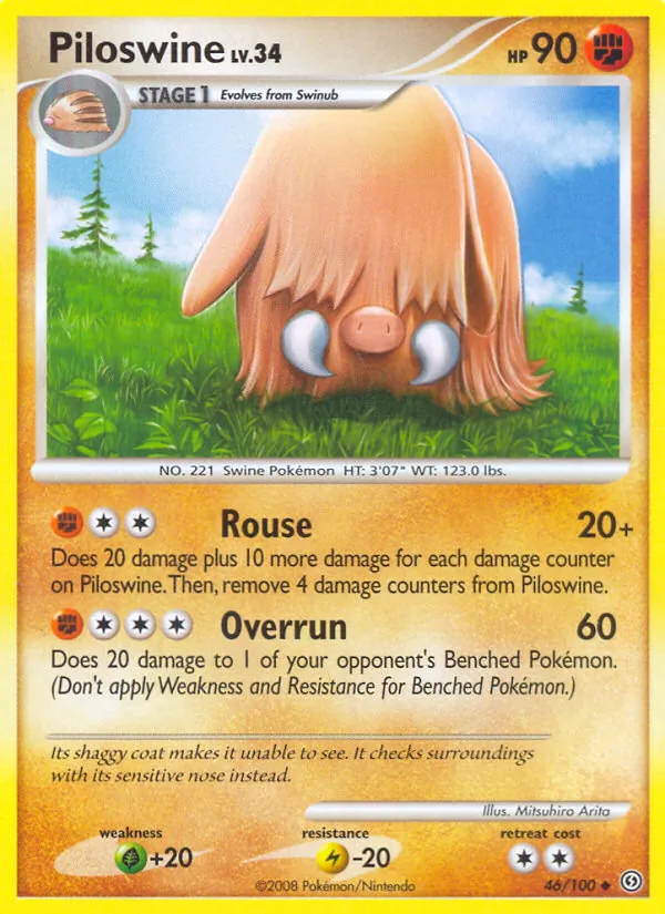 Piloswine - Stormfront Pokemon Card
