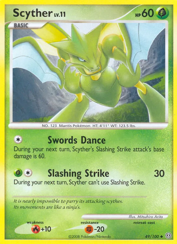 Scyther - Stormfront Pokemon Card