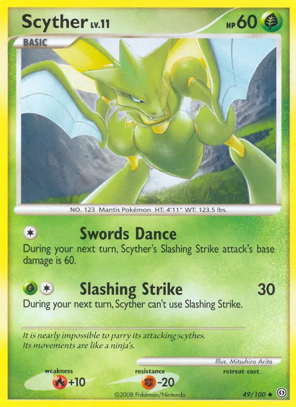 Scyther - Stormfront Pokemon Card