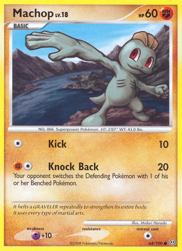 Machop - Stormfront Pokemon Card
