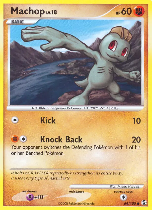 Machop - Stormfront Pokemon Card