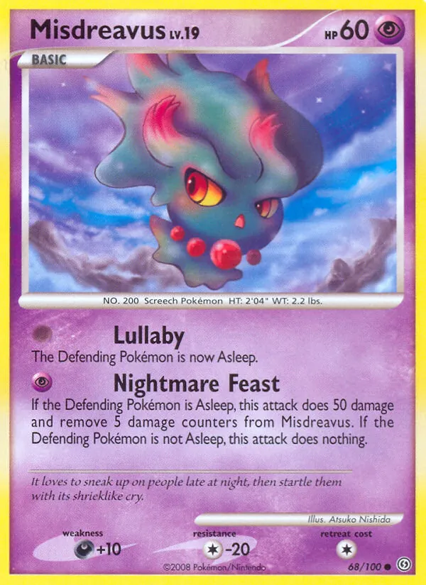 Misdreavus - Stormfront Pokemon Card