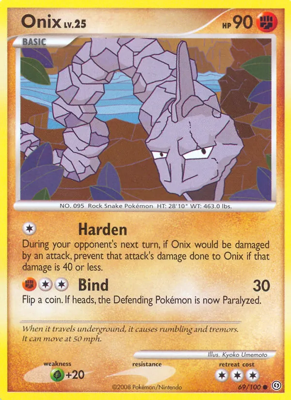 Onix - Stormfront Pokemon Card