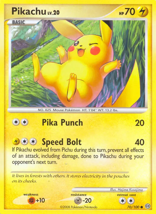 Pikachu - Stormfront Pokemon Card