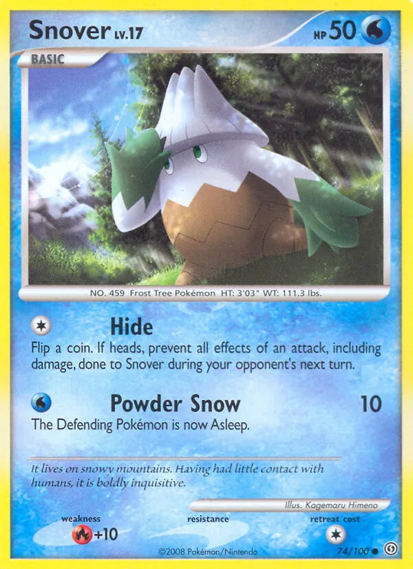 Snover - Stormfront Pokemon Card