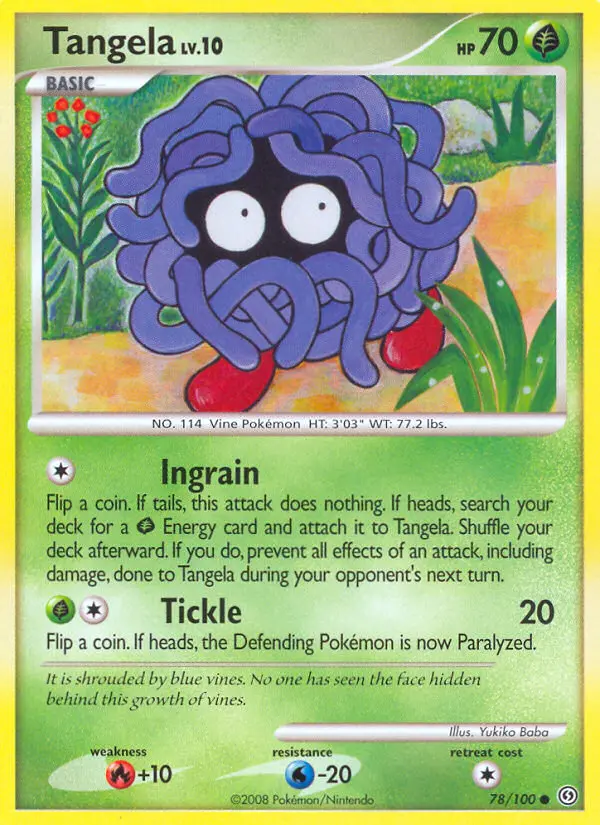 Tangela - Stormfront Pokemon Card