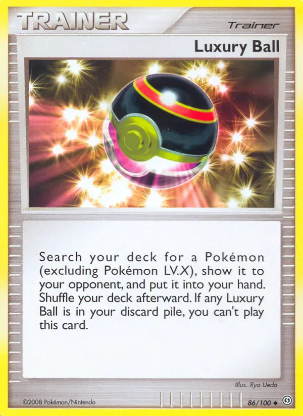 Luxury Ball - Stormfront Pokemon Card