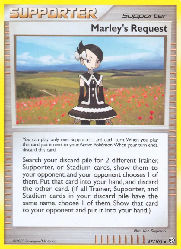 Marley's Request - Stormfront Pokemon Card