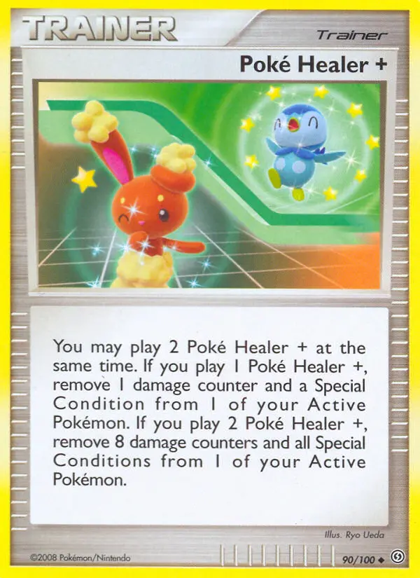 Poké Healer + - Stormfront Pokemon Card