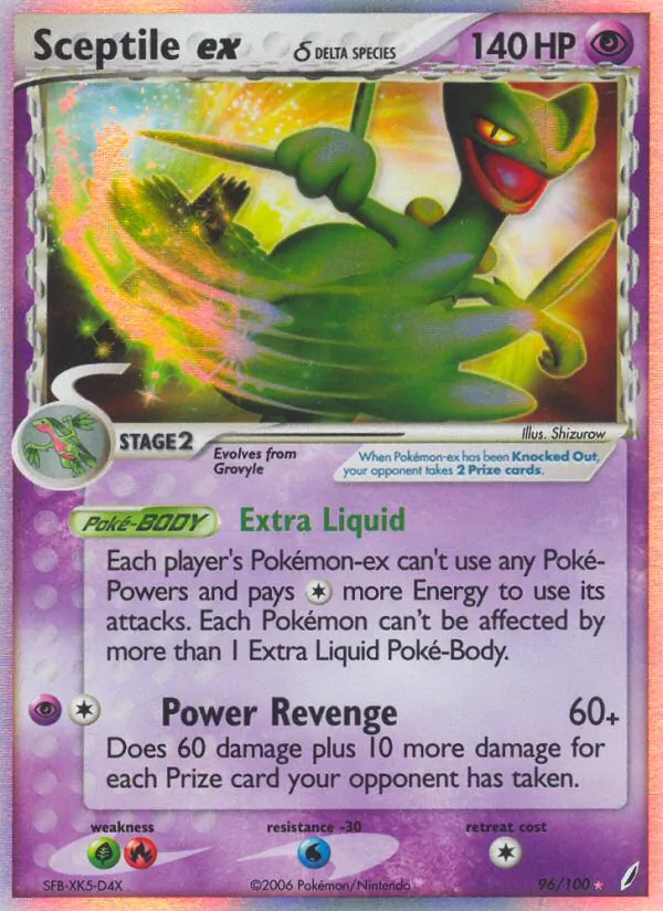 Sceptile ex δ - Crystal Guardians Pokemon Card