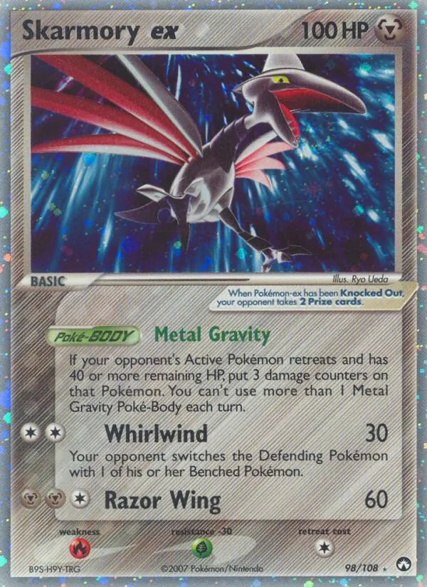Skarmory ex - Power Keepers Pokemon Card