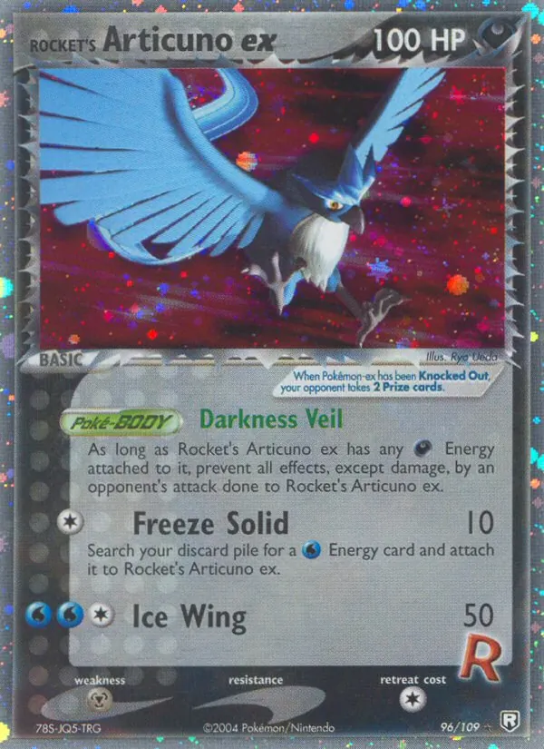Rocket's Articuno ex - Team Rocket Returns Pokemon Card