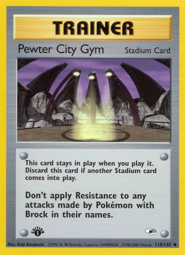Pewter City Gym - Gym Heroes Pokemon Card