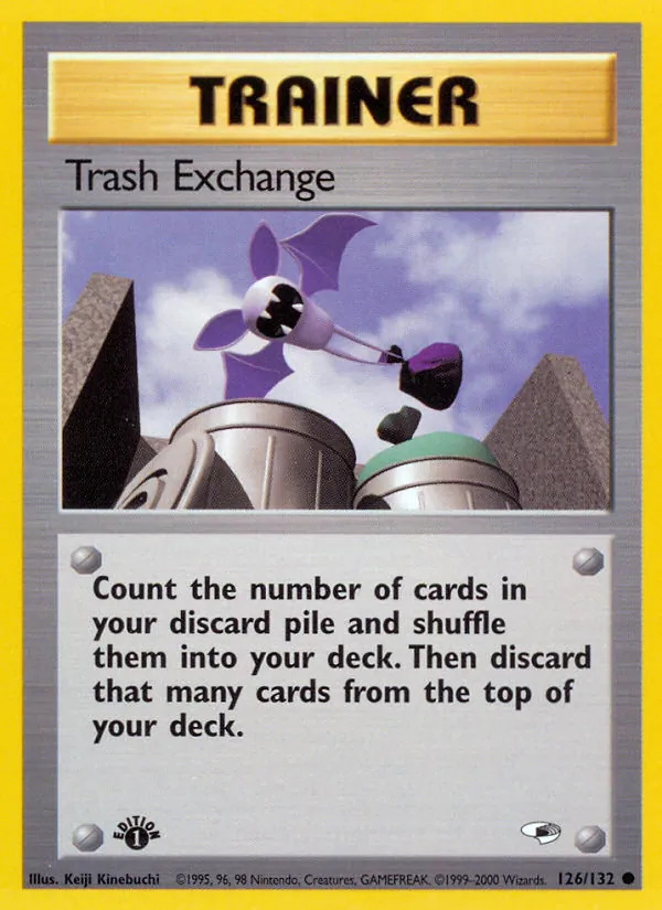 Trash Exchange - Gym Heroes Pokemon Card